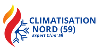 climaticien 59 logo bleu